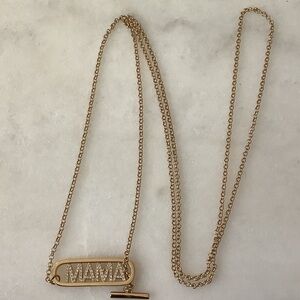 Alex and Ani Gold-tone MAMA Pendant Necklace, Brand new